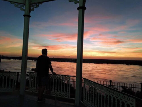 Gazebo-Sunset-by-Gregory-Van-Horn