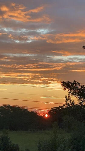 Red-sun-with-sunset-by-Harper-Willis