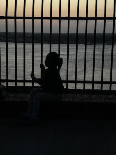 Shreyasi-gazing-at-mighty-Mississippi-River-and-Surroundings-from-Natchez-Bluff-by-Bed-Prakash-Bhatta