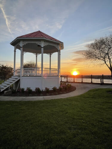 Sunset-and-Gazebo-by-Keith-Schwager
