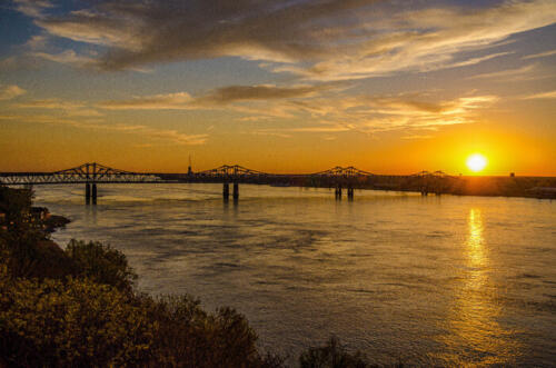 Sunset-at-Natchez-by-Clyde-Gousset