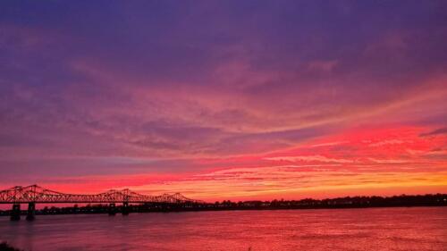 Sunset-on-the-river-by-William-Jackson