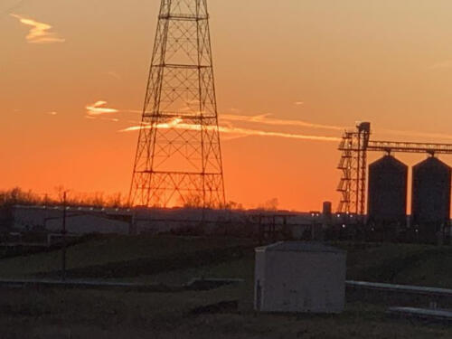 Sunset-thru-the-Tower-by-Delores-Whitley